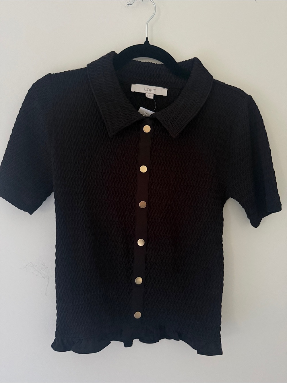 NWT Loft Stretchy Button Shirt